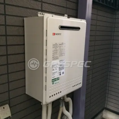施工後の給湯器（ノーリツ GT-2460SAWX BL）