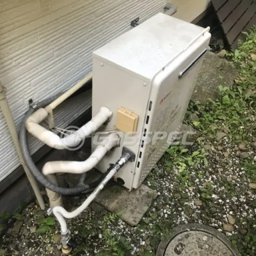 交換前の給湯器（ノーリツ GT-2450SARX）