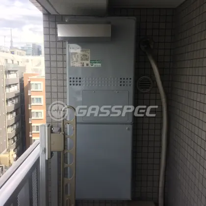 施工後の暖房熱源機（ノーリツ GTH-C2450AW3H-L-1 BL）
