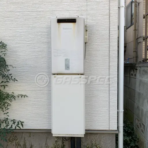 交換前の給湯器（ナショナル（松下） GJE-24T4）