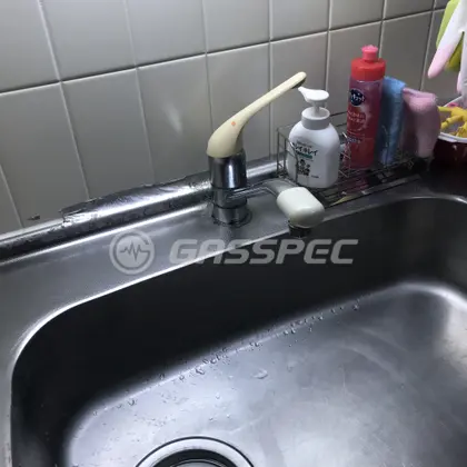 施工前の水栓・蛇口