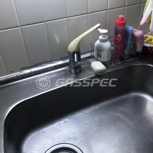 交換前の水栓・蛇口