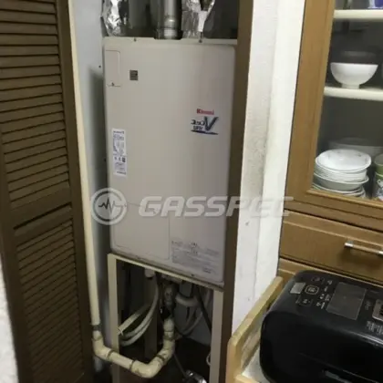 施工前の暖房熱源機（RUFH-V1613SAFF(B)）