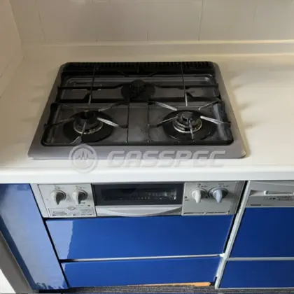 施工前のビルトインガスコンロ（RBG-31B6FS）