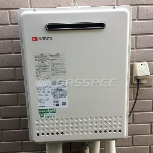 交換後の給湯器（ノーリツ GT-2460SAWX BL）