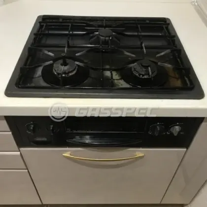 施工前のビルトインガスコンロ（DG3058NR）