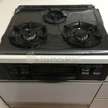 施工前のビルトインガスコンロ（DG3296NQ1）