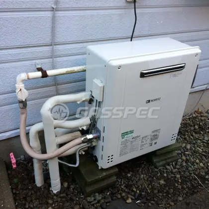 施工後の給湯器（ノーリツ GT-C246SARX BL）