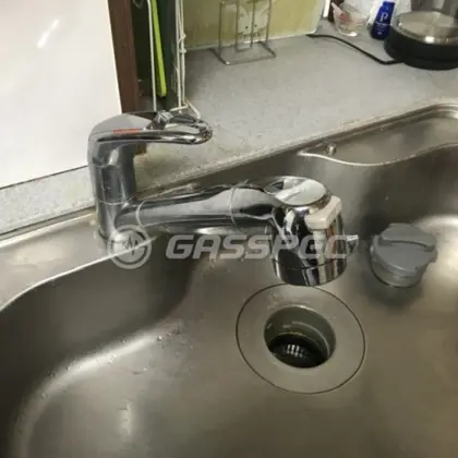 施工前の水栓・蛇口
