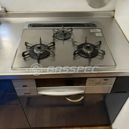 施工前のビルトインガスコンロ