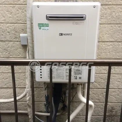 施工後の給湯器（ノーリツ GT-C246SAWX BL）