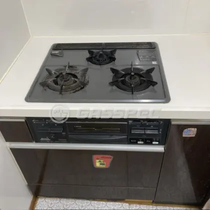 施工前のビルトインガスコンロ