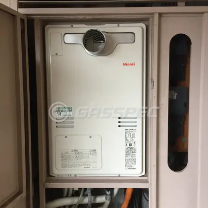 施工後の暖房熱源機（リンナイ RUFH-A2400AT2-3）