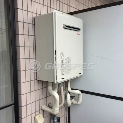 施工後の給湯器（リンナイ RUF-A1615SAW(A)）