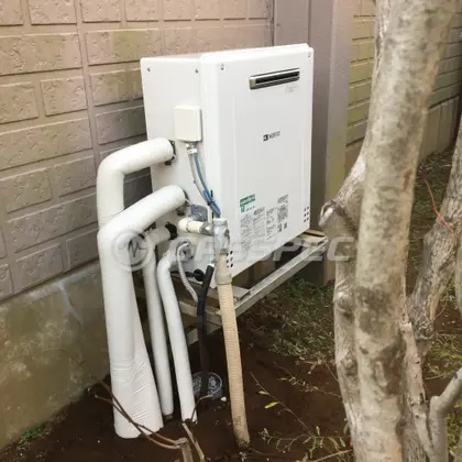 施工後の給湯器（ノーリツ GT-C246SARX BL）