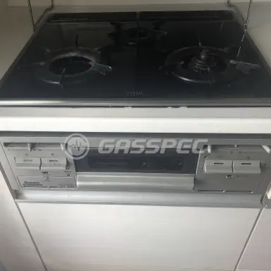 施工前のビルトインガスコンロ