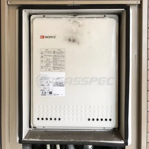 交換前の給湯器（ノーリツ GT-2428SAWX-H）