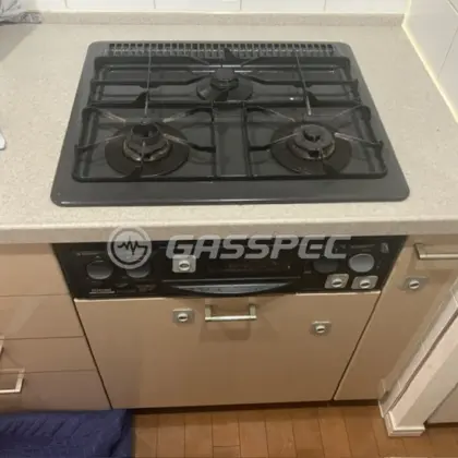施工前のビルトインガスコンロ（RBG-31A6S）