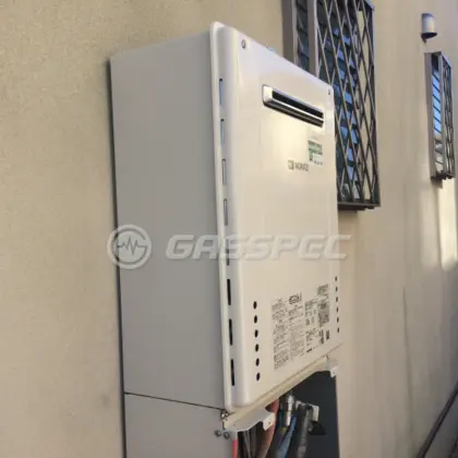 施工後の給湯器（ノーリツ GT-C246SAWX BL）