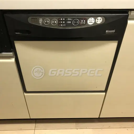 交換前のビルトイン食洗機（リンナイ RKW-454C(A)）