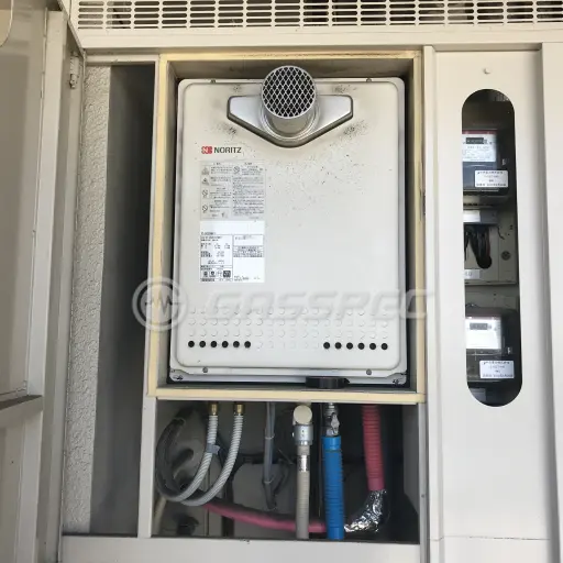 交換前の給湯器（ノーリツ GT-2428SAWX-T）