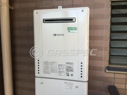 施工後の給湯器（ノーリツ GT-2060AWX BL）