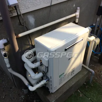施工後の給湯器（ノーリツ GT-C246SARX BL）