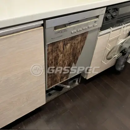 施工前のビルトイン食洗機（MA-D451B-DF-S）