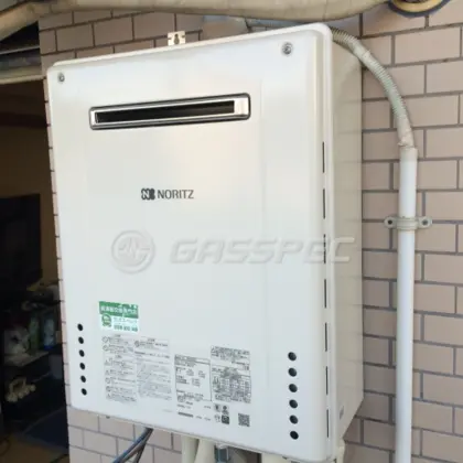 施工後の給湯器（ノーリツ GT-1660SAWX BL）