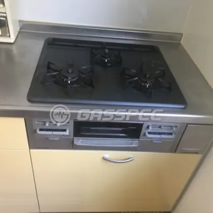 施工前のビルトインガスコンロ（R3G634B0LFV）