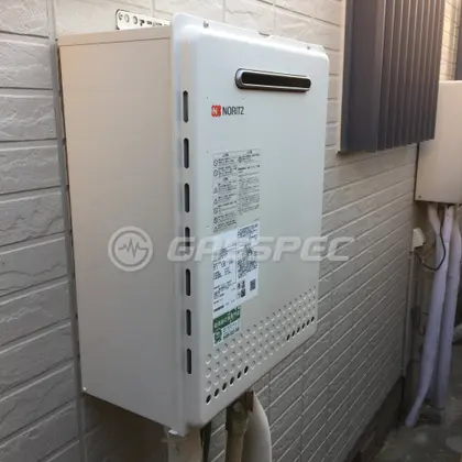 施工後の給湯器（ノーリツ GT-2460AWX BL）
