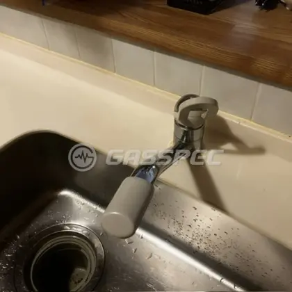 施工前の水栓・蛇口