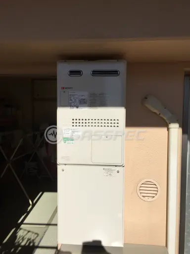 施工後の暖房熱源機（ノーリツ GTH-2444SAWX3H-1 BL）