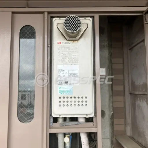 交換前の給湯器（ノーリツ GT-1633SAWX-T）