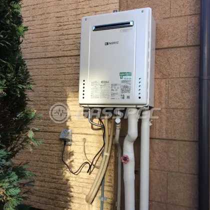 施工後の給湯器（ノーリツ GT-C246SAWX BL）