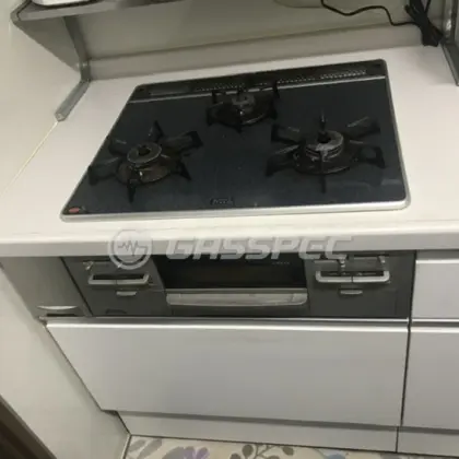 施工前のビルトインガスコンロ（RB31AW8A2R-VL）