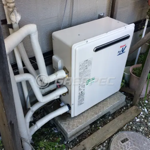 交換後の給湯器（リンナイ RUF-A2400SAG(A)）
