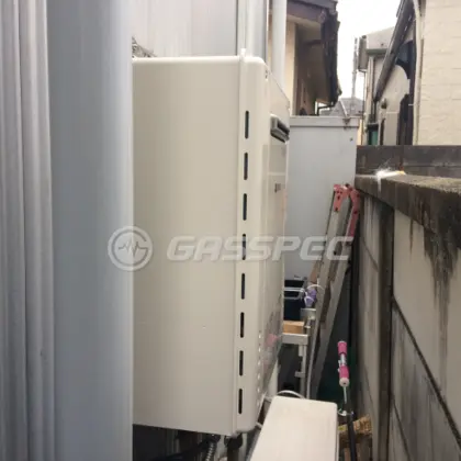 施工後の給湯器（ノーリツ GT-C246SAWX BL）