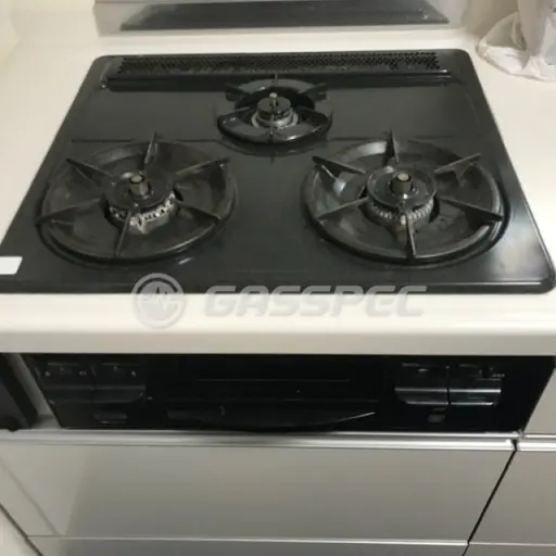 交換前のビルトインガスコンロ（ハーマン DG32E5SR）