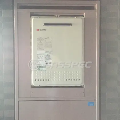 施工後の給湯器（ノーリツ GT-2460AWX BL）