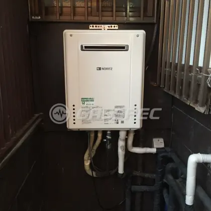 施工後の給湯器（ノーリツ GT-1660SAWX BL）