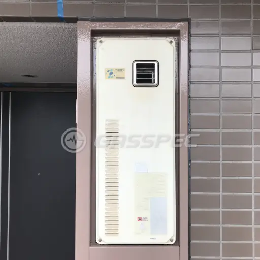 交換前の給湯器（ガスター OURB-161DA）