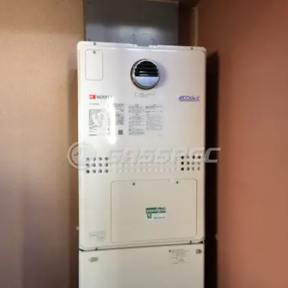 施工後の暖房熱源機（ノーリツ GTH-C2450AW3H-1 BL）