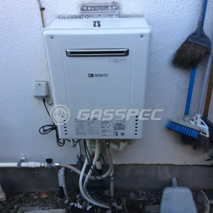 施工後の給湯器（ノーリツ GT-C166SAWX BL）