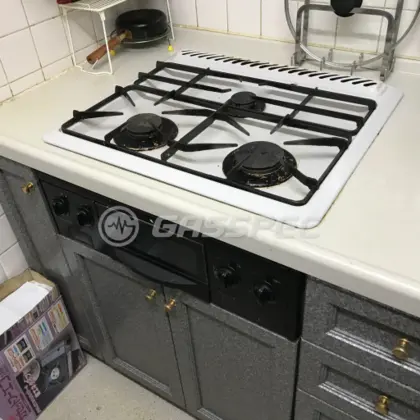 施工前のビルトインガスコンロ（GCU-60SB）