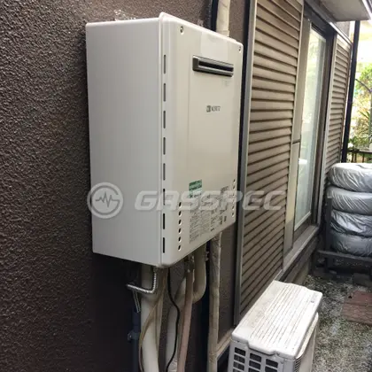 施工後の給湯器（ノーリツ GT-C246SAWX BL）