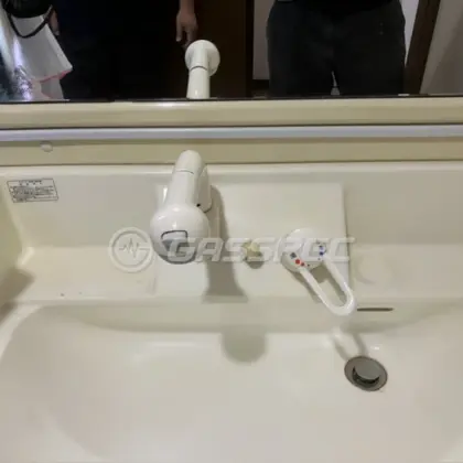 施工前の水栓・蛇口