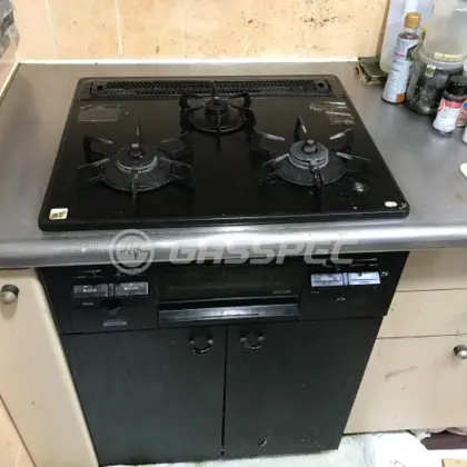 施工前のビルトインガスコンロ