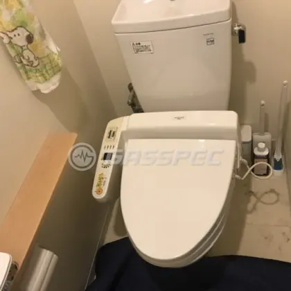 施工前の便座（TCF261GR）