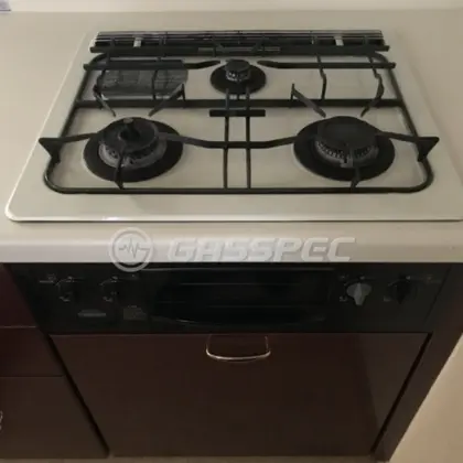 施工前のビルトインガスコンロ（DG3068N）